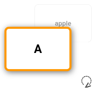 Alfabeto en inglés: sonidos de las letras - Tarjetas