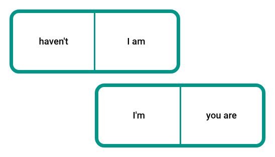 Contractions - Domino Game