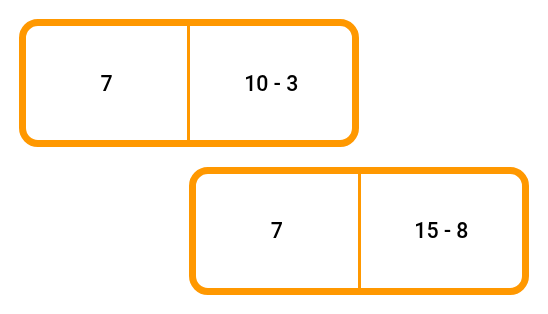 Subtraction Facts - Domino Game